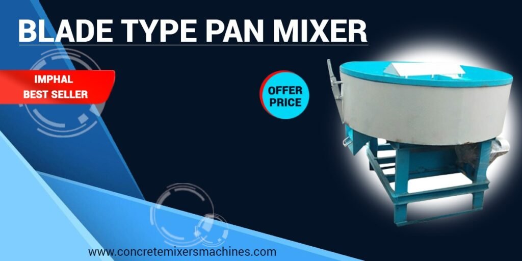 pan type concrete mixer