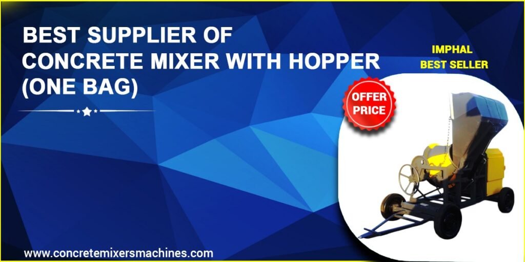 hopper concrete mixer machine