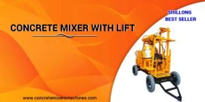 cement mixer with lift