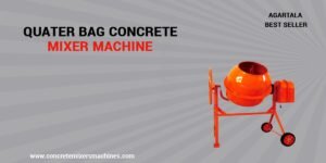 Quarter bag concrete mixer 5