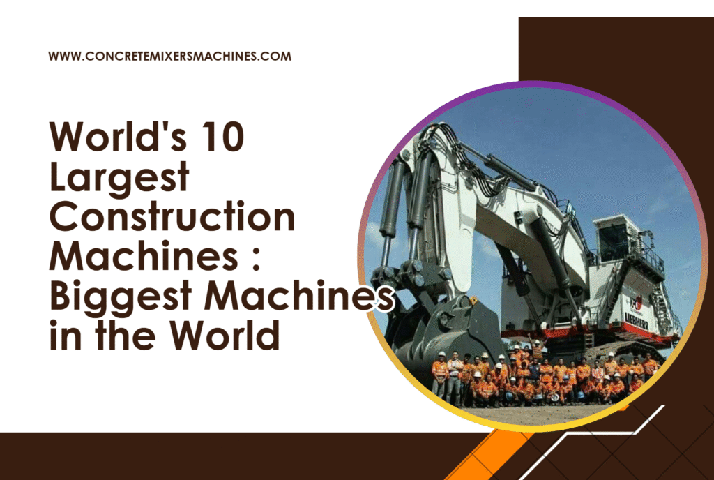 World's 10 largest construction machines