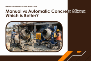 Manual vs Automatic Concrete Mixer