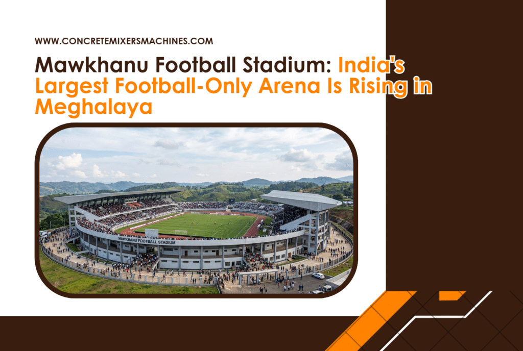 Mawkhanu Football Stadium: India's Largest Football-Only Arena Is Rising in Meghalaya 2 mawkhanu football stadium